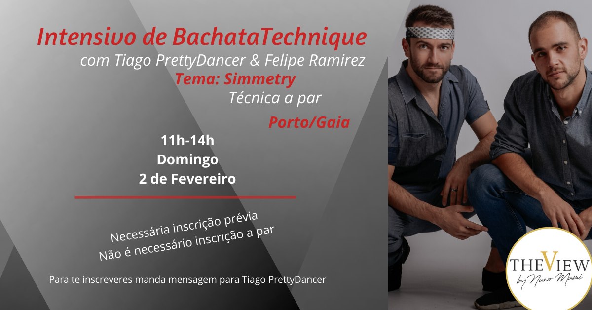 Intensivo de Bachata com Prettydancer e Felipe no The View
