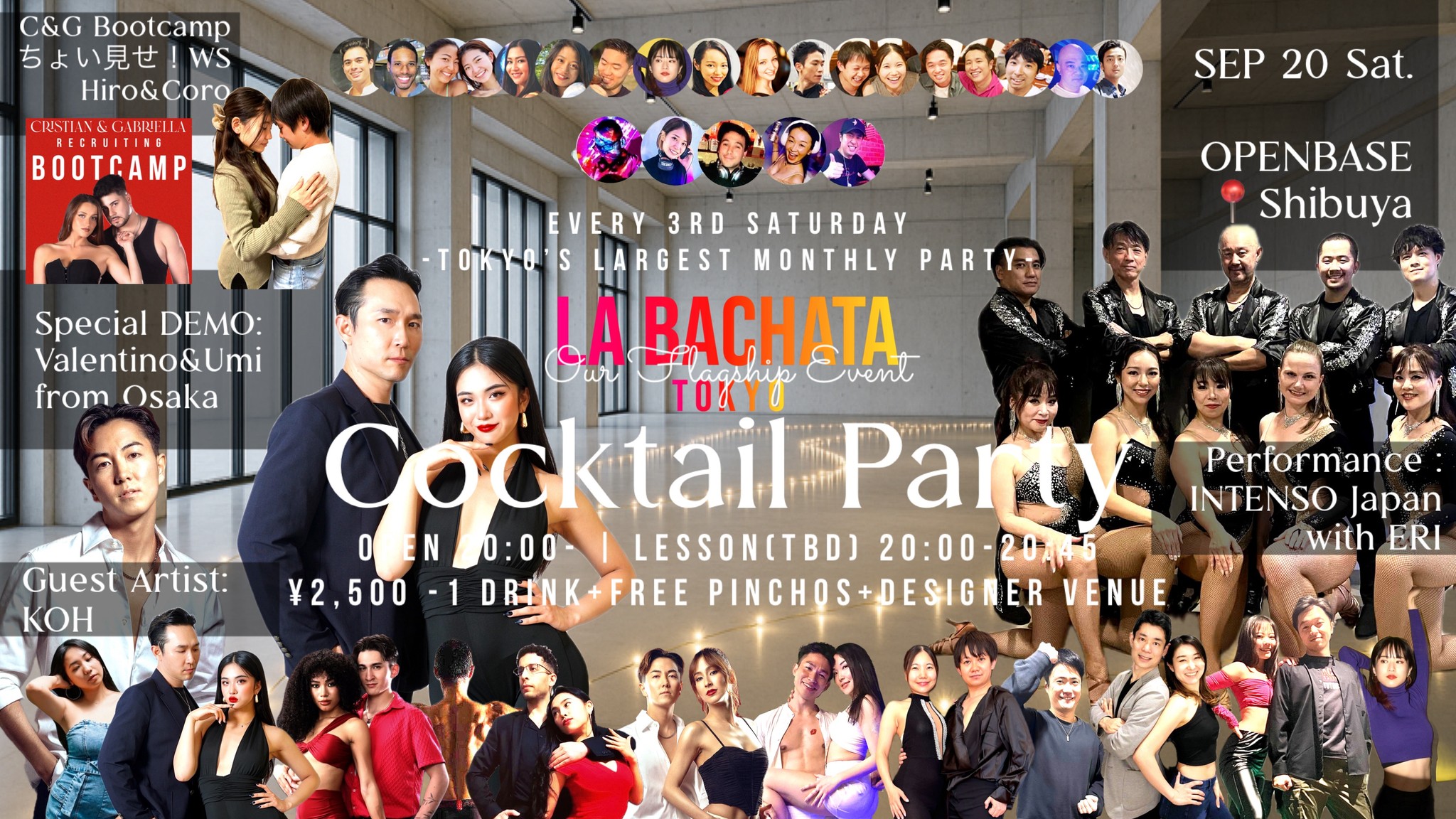 LA BACHATA Cocktail Party🍸💋✨-The Largest Monthly Bachata Event-