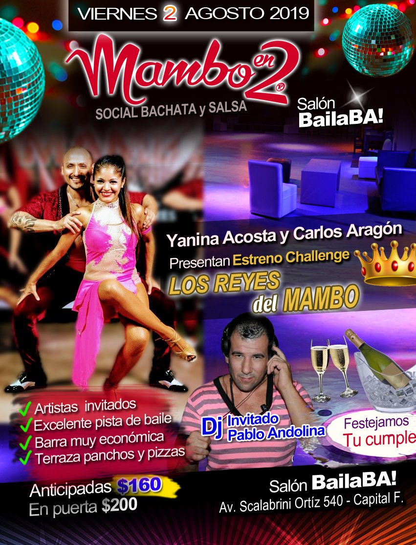 Fiesta Salsera, Mambo en2. Poné asistiré, descuento! EsteViernes
