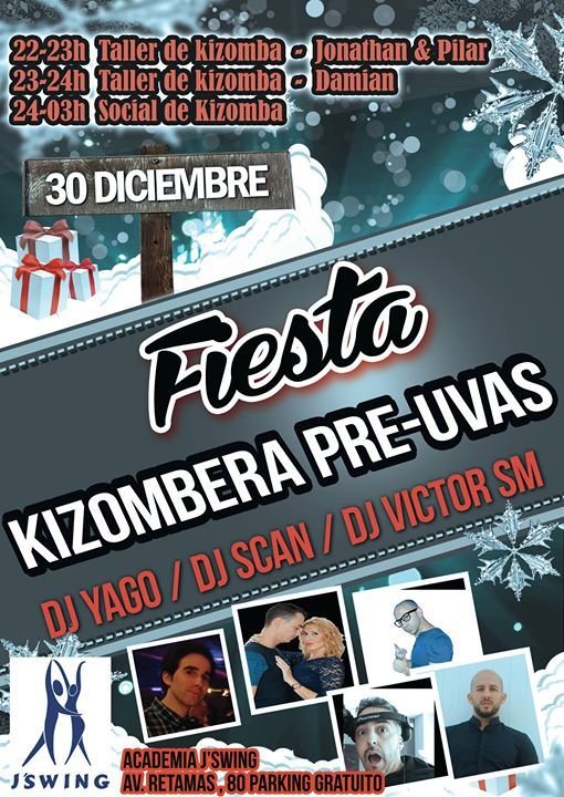 Fiesta Kizombera Pre-Uvas (30 de diciembre)