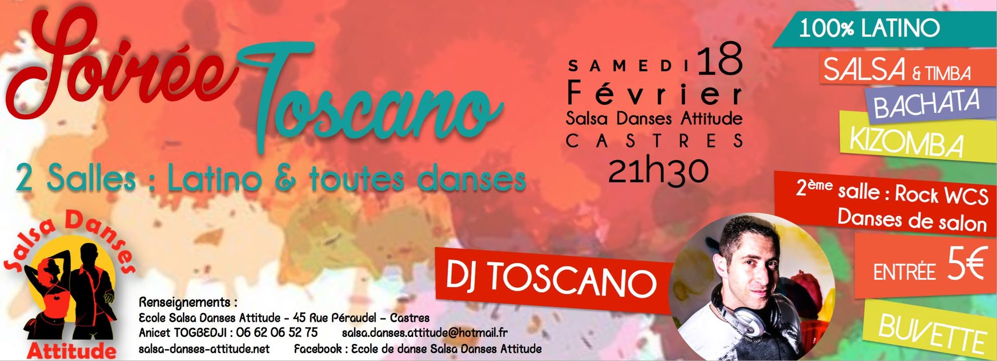Soirée toutes danses avec Dj Toscano