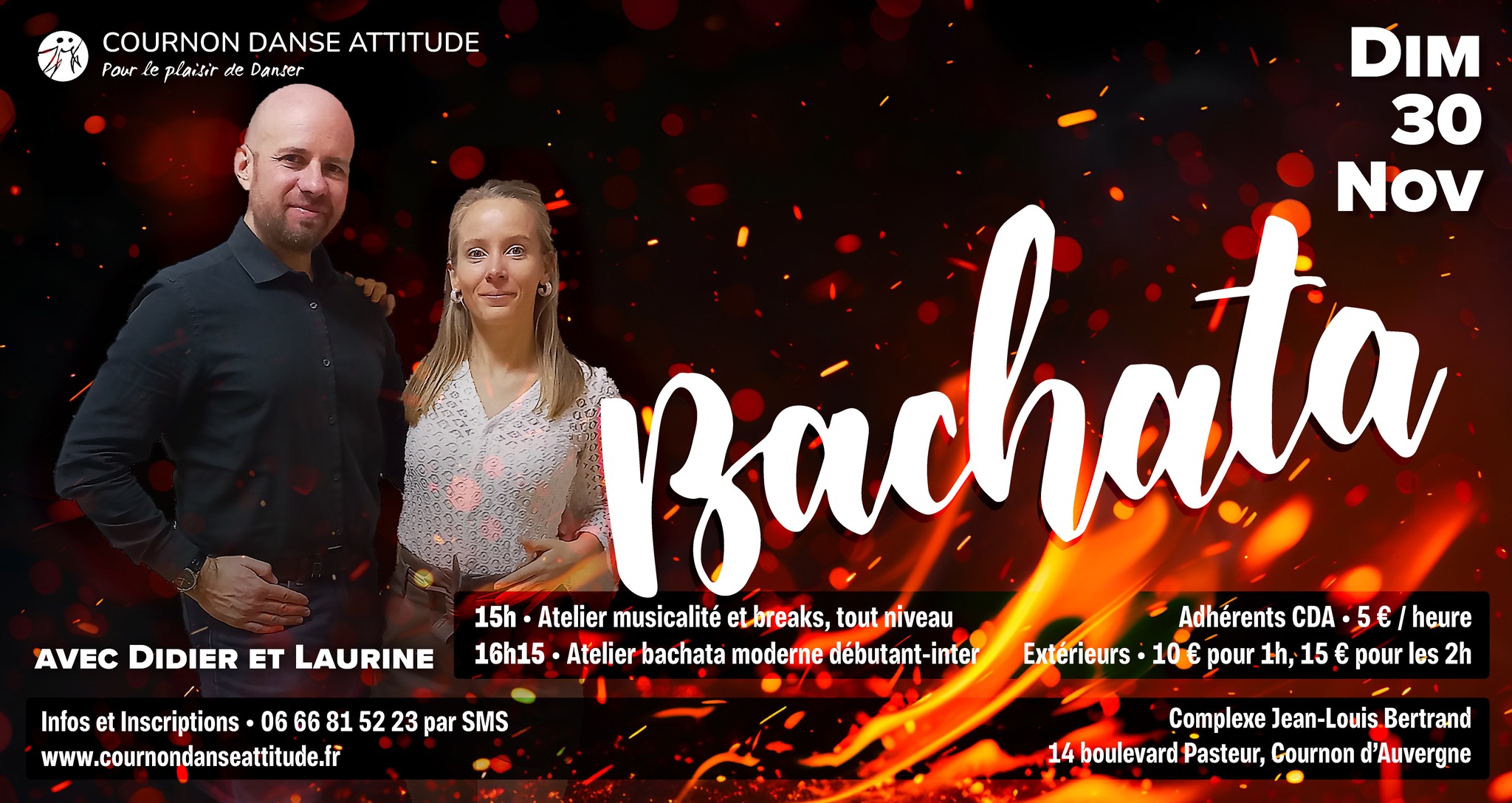 Stage de Bachata avec Didier et Laurine