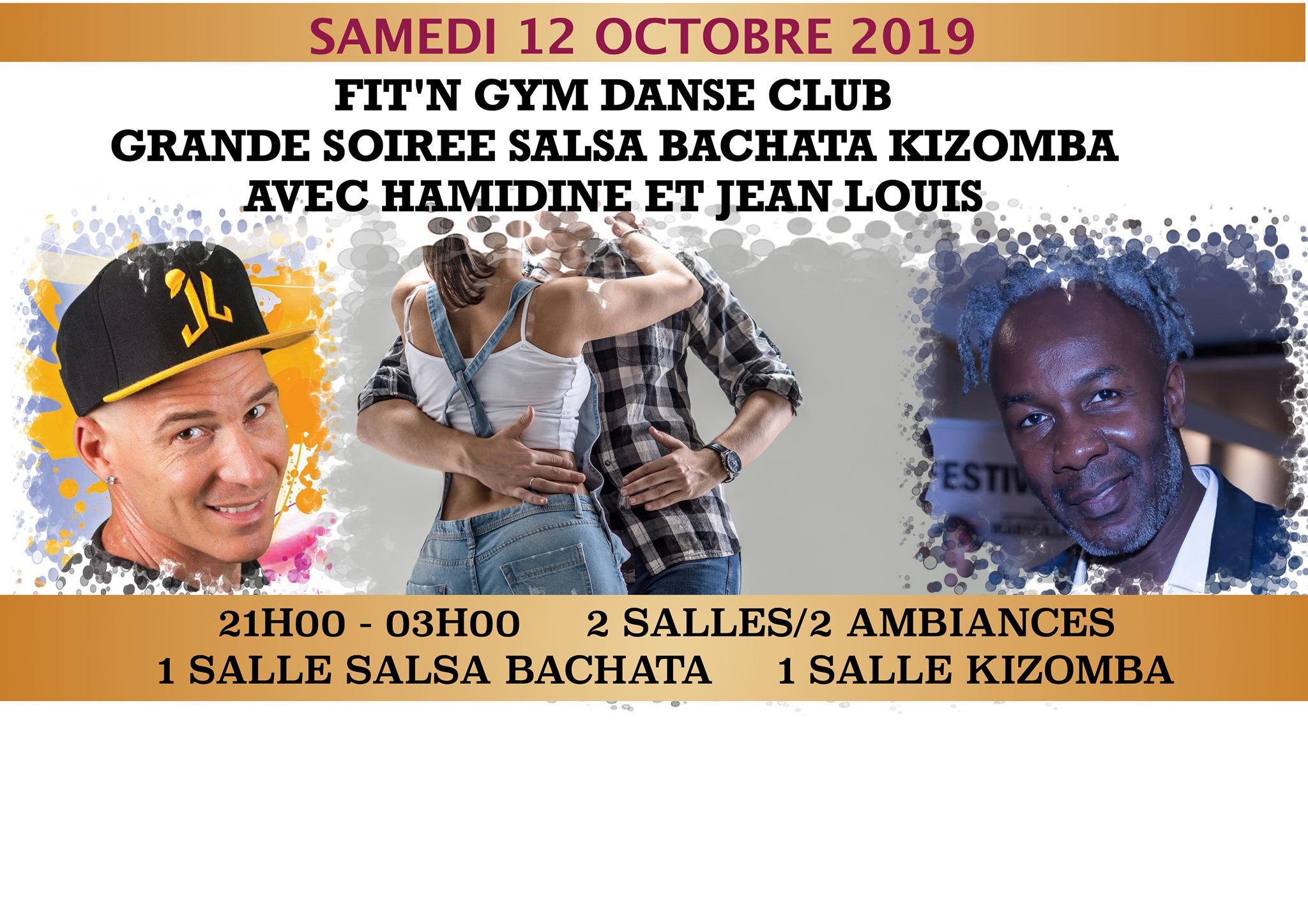 Soiree Dansante SALSA Bachata & KIZ salle2 Hamidine & Jean-Louis