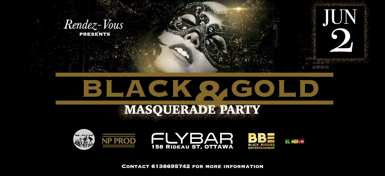 BLACK & GOLD - Masquerade Party