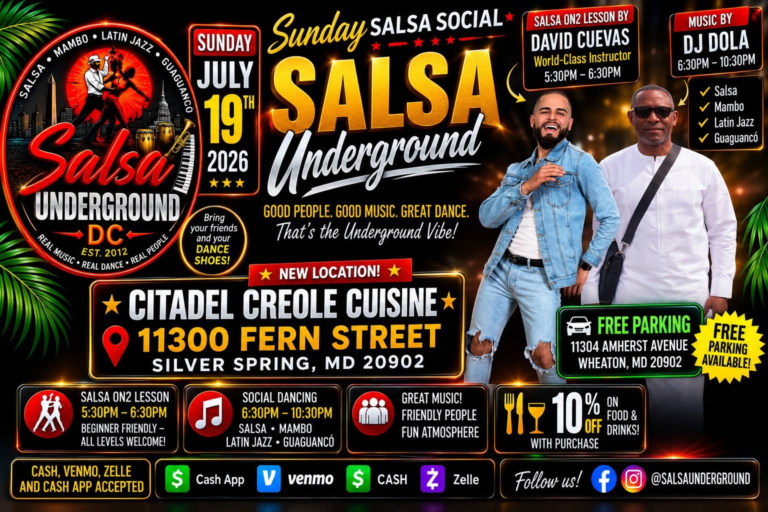 πΆπ Salsa Underground DC: