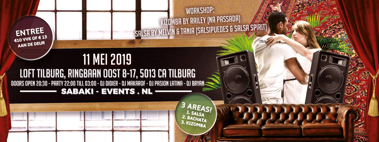Sabaki Salsa Bachata Kizomba Loft Editie