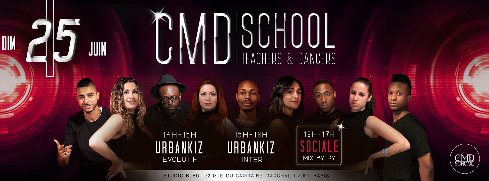 Dimanche by CMD Derniers cours + sociale à 8 € 25 Juin