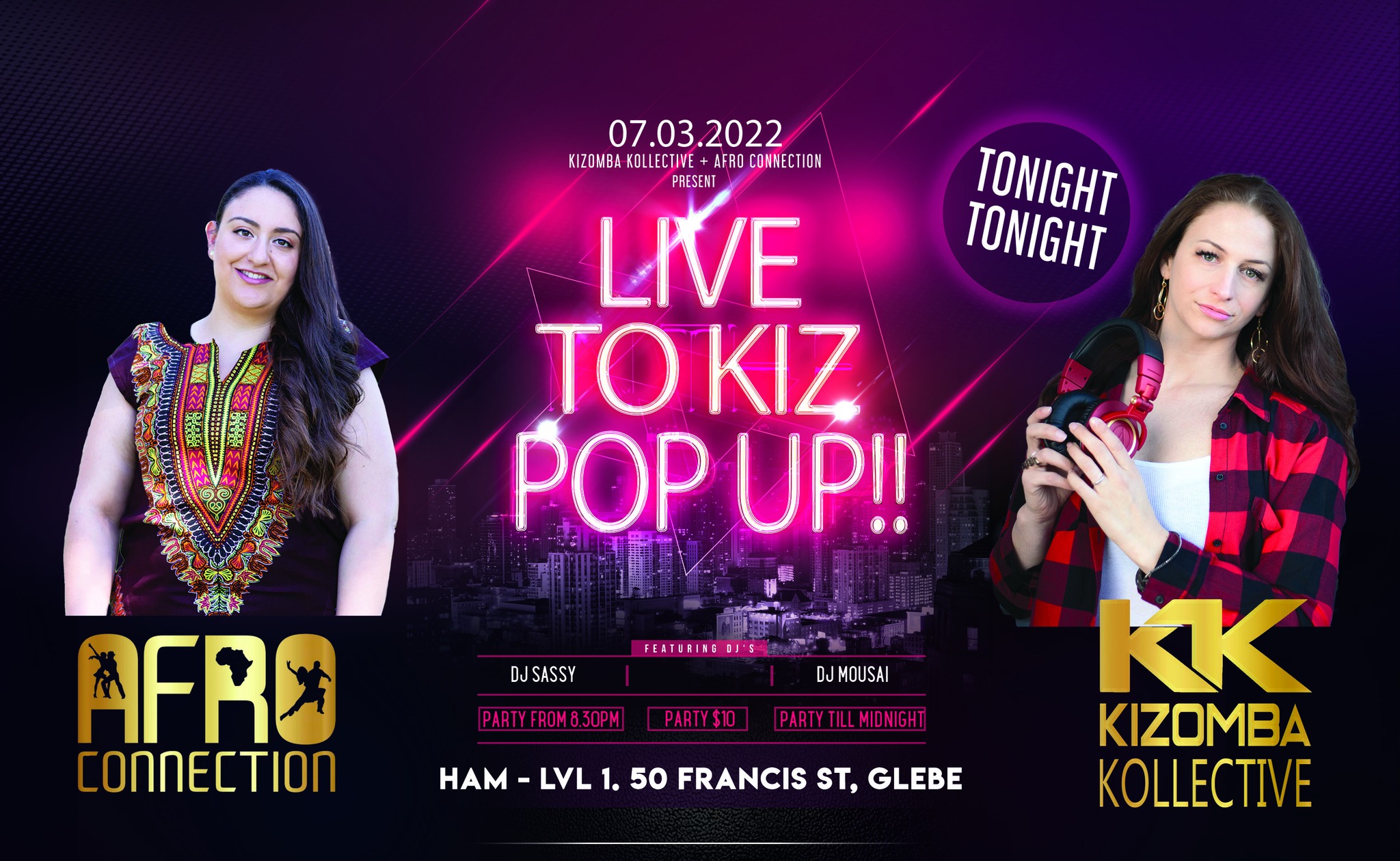 Live to Kiz POP UP PARTY - TONIGHT