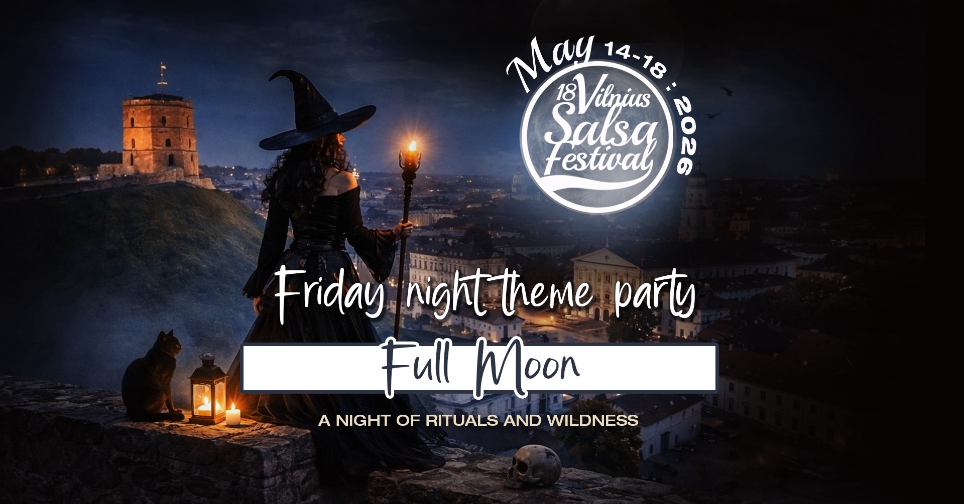 FULL MOON Friday theme party @ Vilnius Salsa Festival