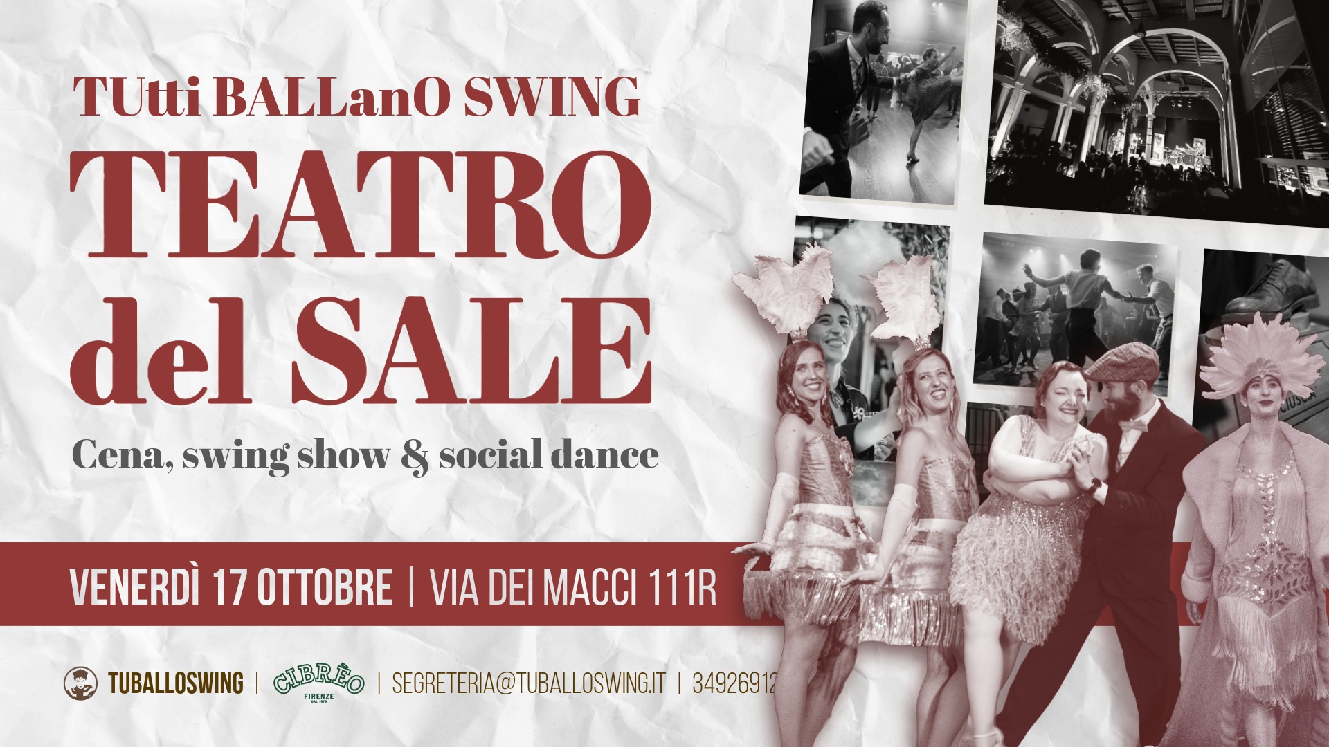 TUtti BALLanO SWING al @TeatrodelSale