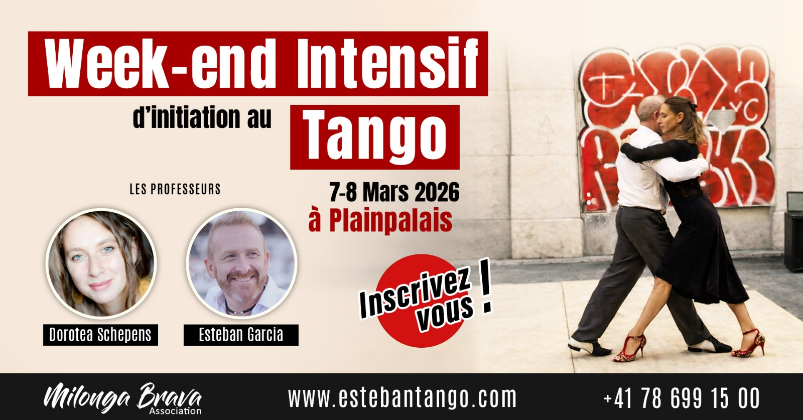 Week-end Intensif d’initiation au Tango
