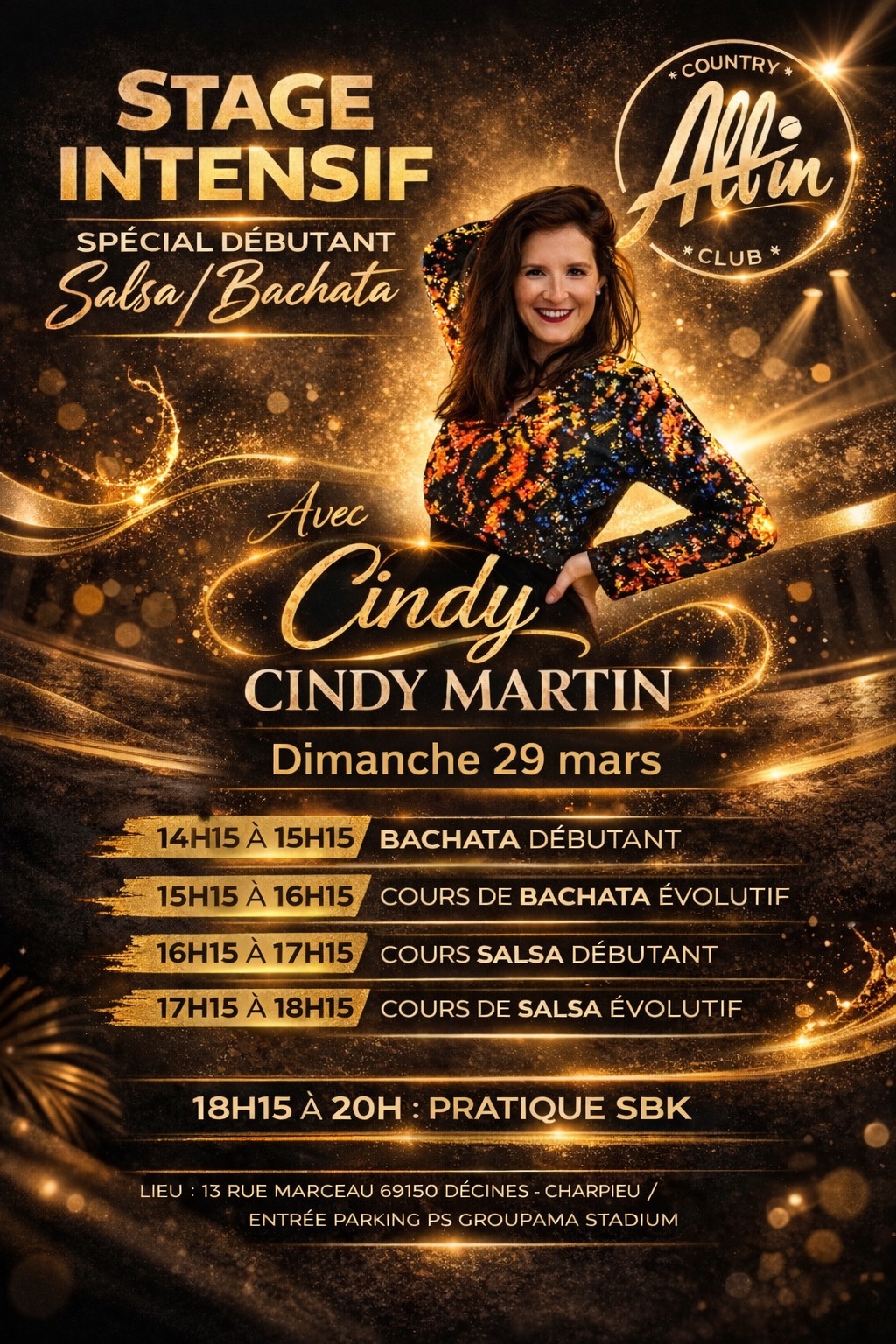🔷STAGE INTENSIF🔷SPÉCIAL DEBUTANT BACHATA SALSA🔷 ALL IN COUNTRY🔷