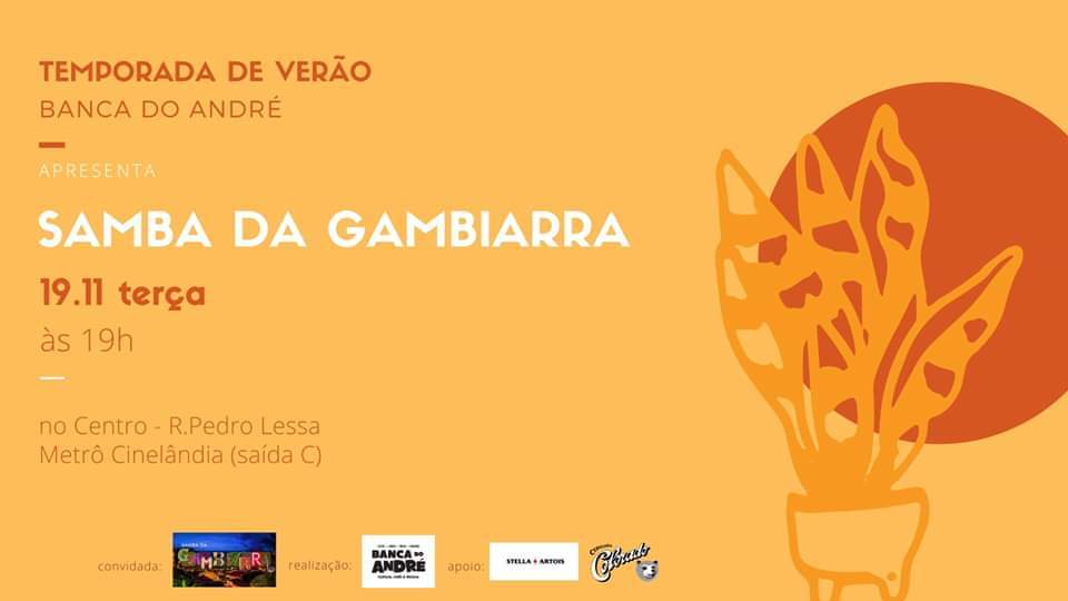 Véspera de feriado! Samba da Gambiarra na Banca do André 19 11