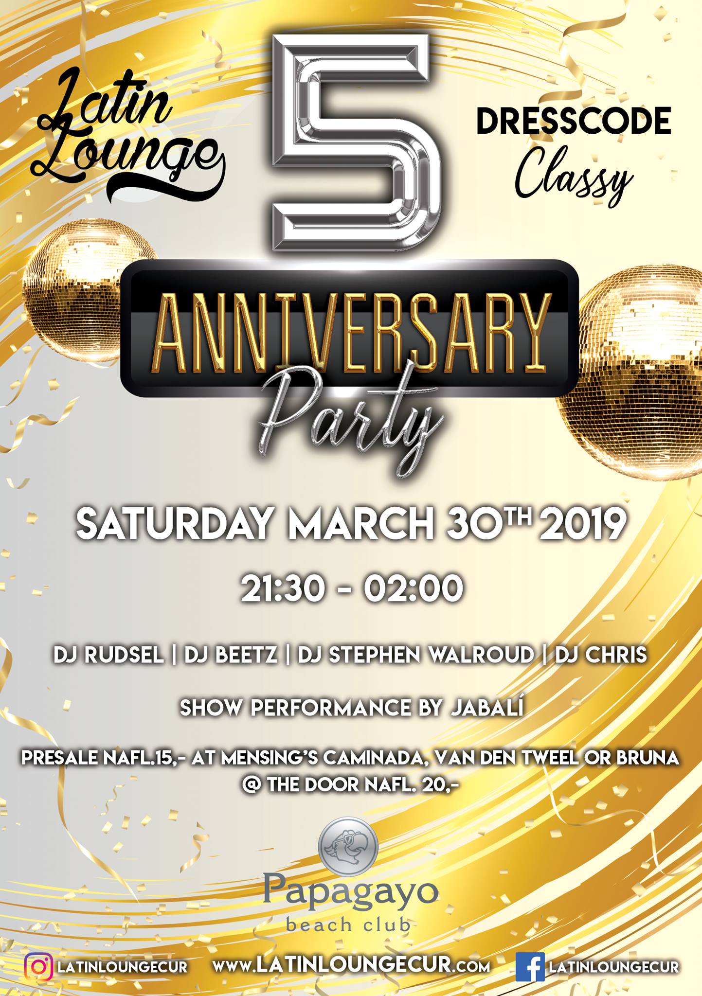 Latin Lounge - 5 Year Anniversary
