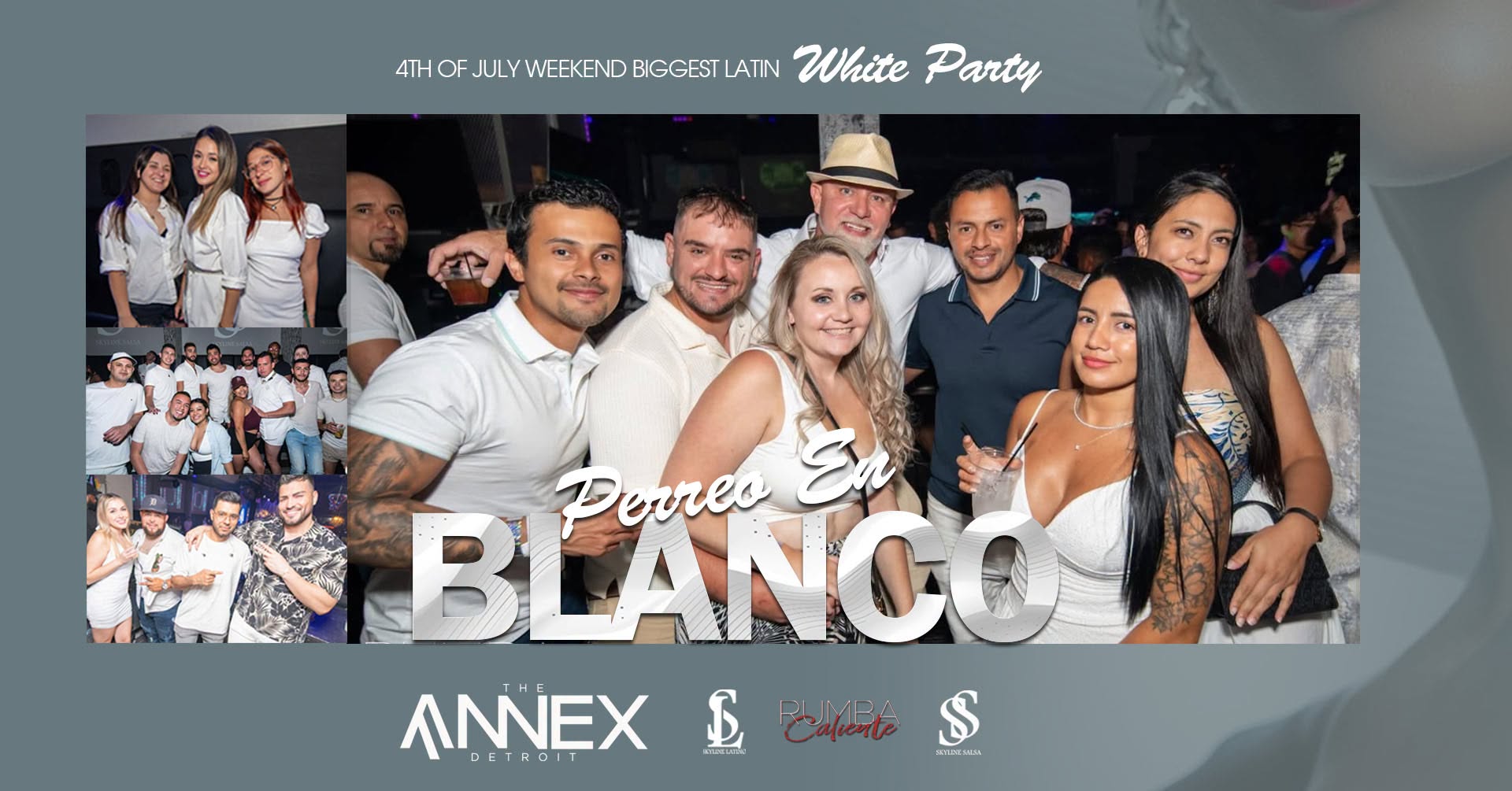 Perreo En Blanco " 4th Of July Biggest Latin White Attire Fiesta" Rumba Latina En Annex Detroit