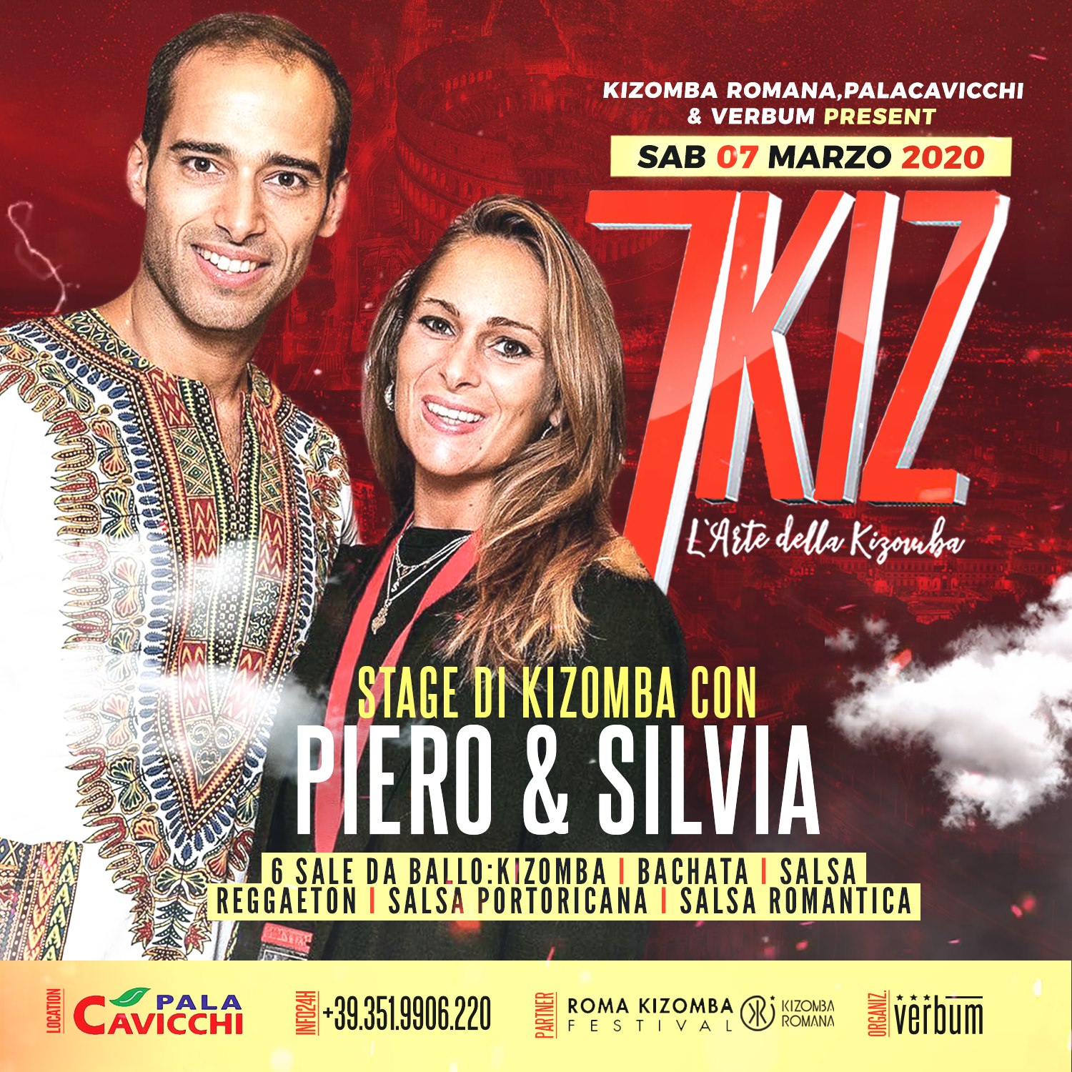 7Kiz - L'arte della Kizomba Sabato 7 Marzo 2020