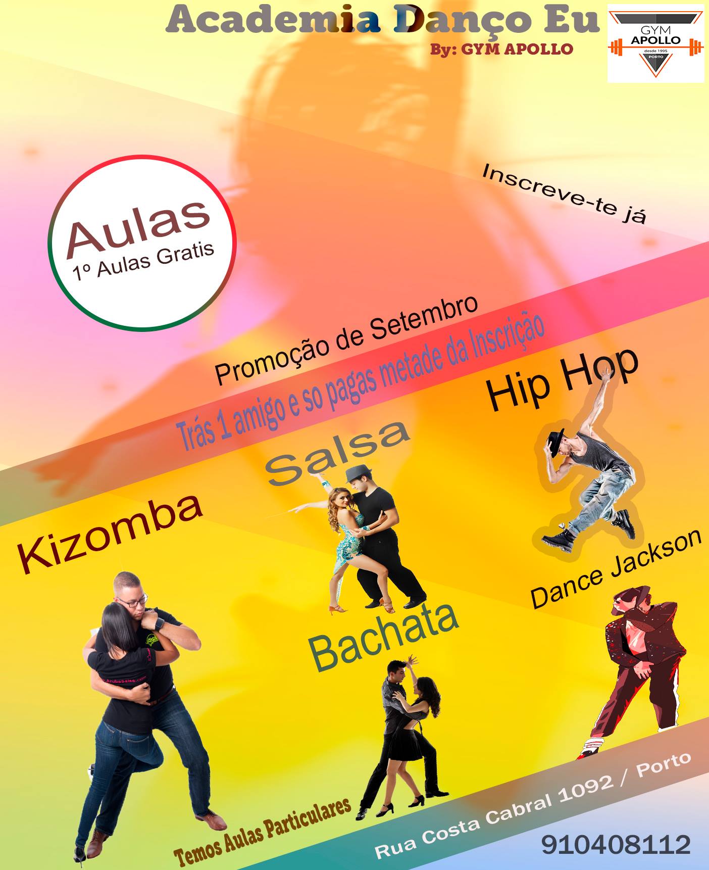 Academia danço Eu. Promoção de Setembro especial para ti.