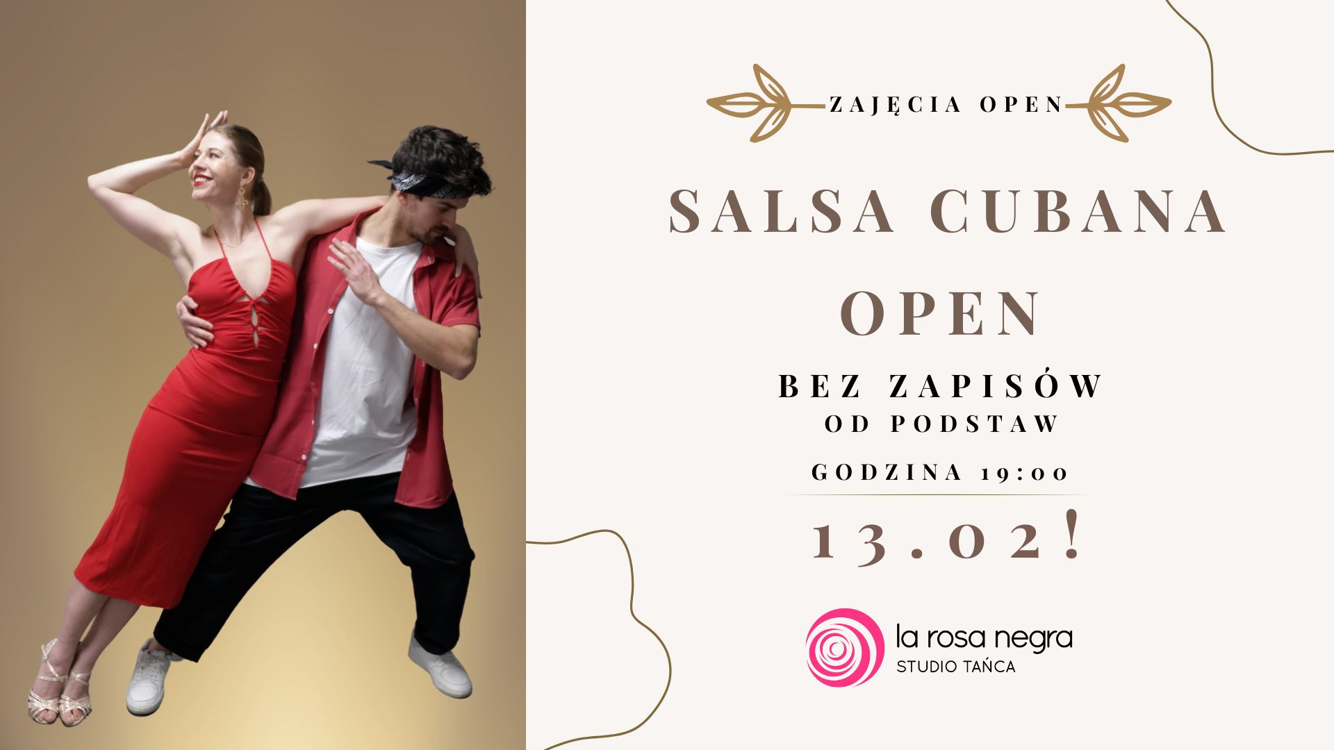 JEDNORAZOWY OPEN - SALSA CUBANA z Patrycją i Omarem🔥