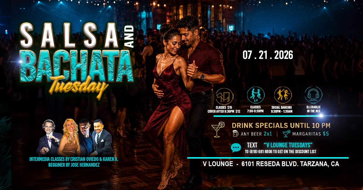 Salsa and Bachata Tuesdays - dance classes and social dancing