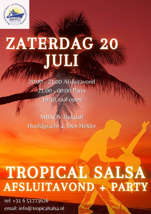 Tropical Salsa afsluitparty