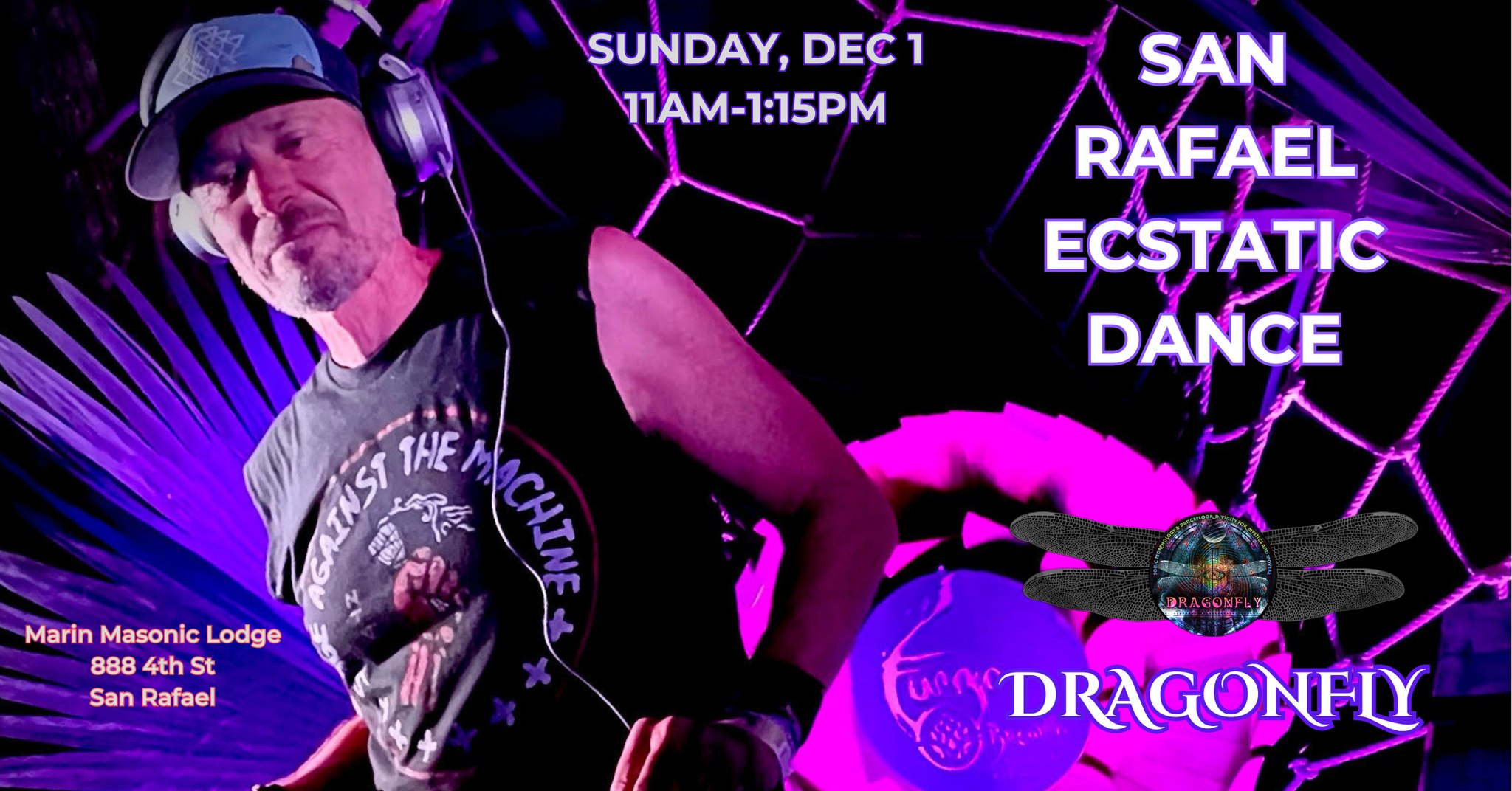 San Rafael Ecstatic Dance w Dragonfly