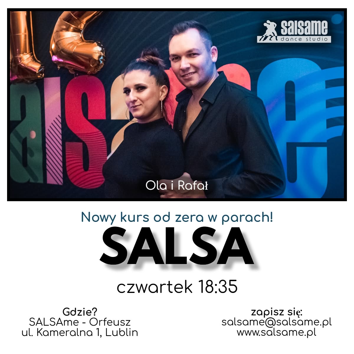 SALSA nowy kurs od zera SALSAme start: lipiec 2026