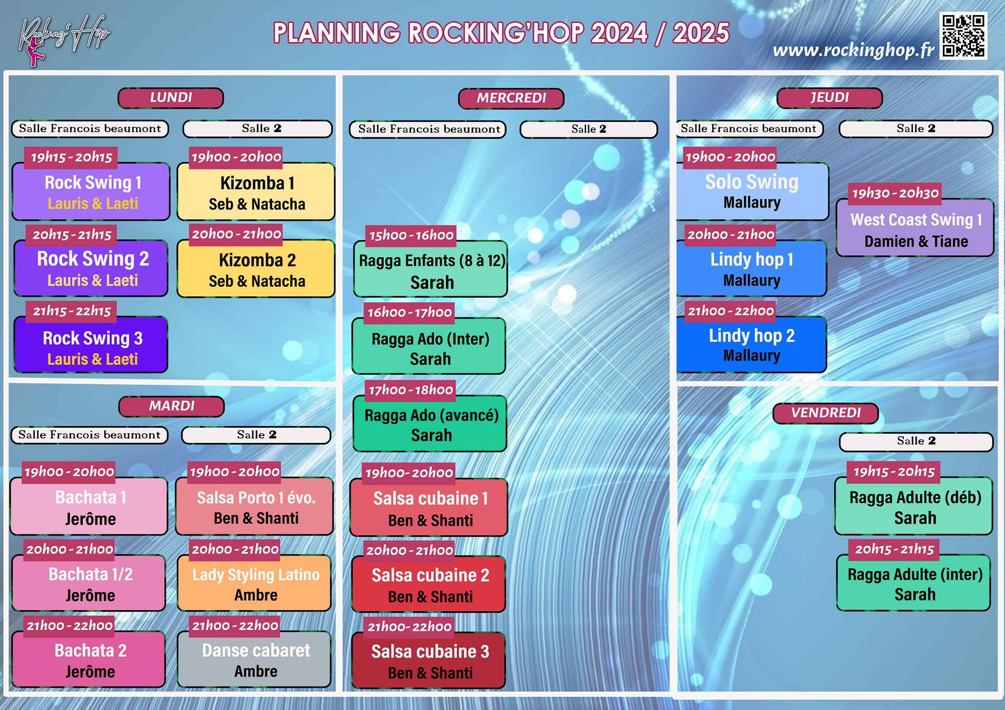 Rentrée 2024 de Rocking'hop: venez essayer gratuitement nos cours!