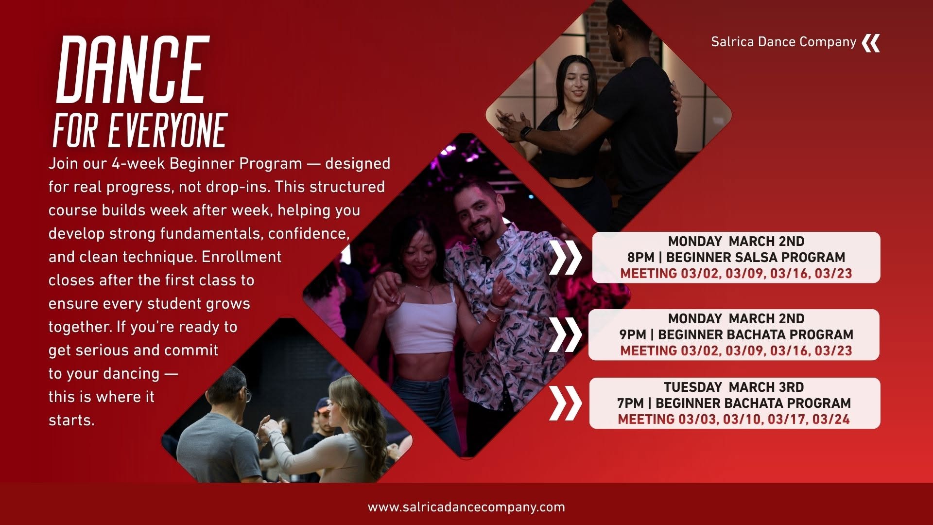 Salsa 4-week Beginner Program
