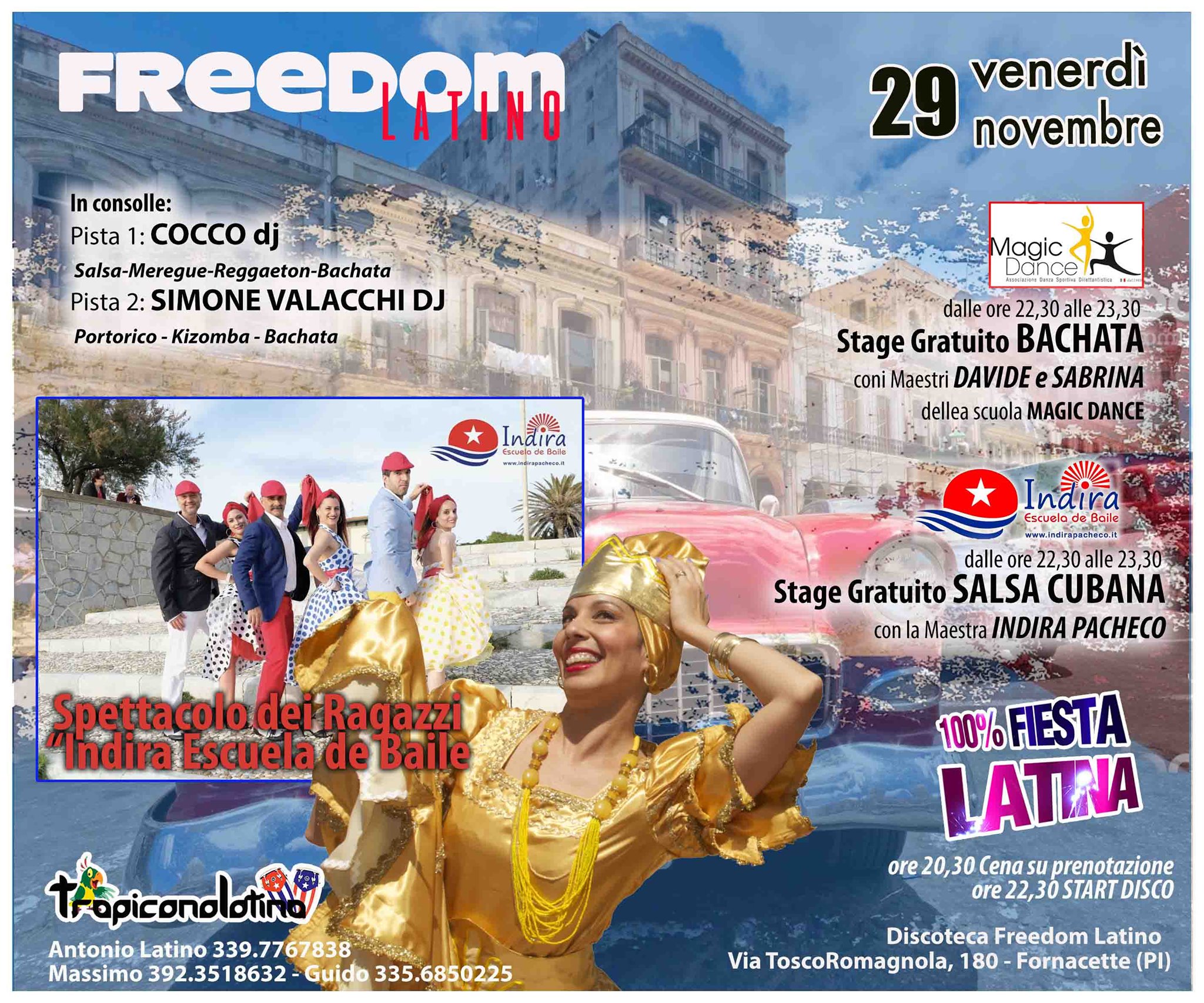 100% FestaLatina il Venerdì del Freedom