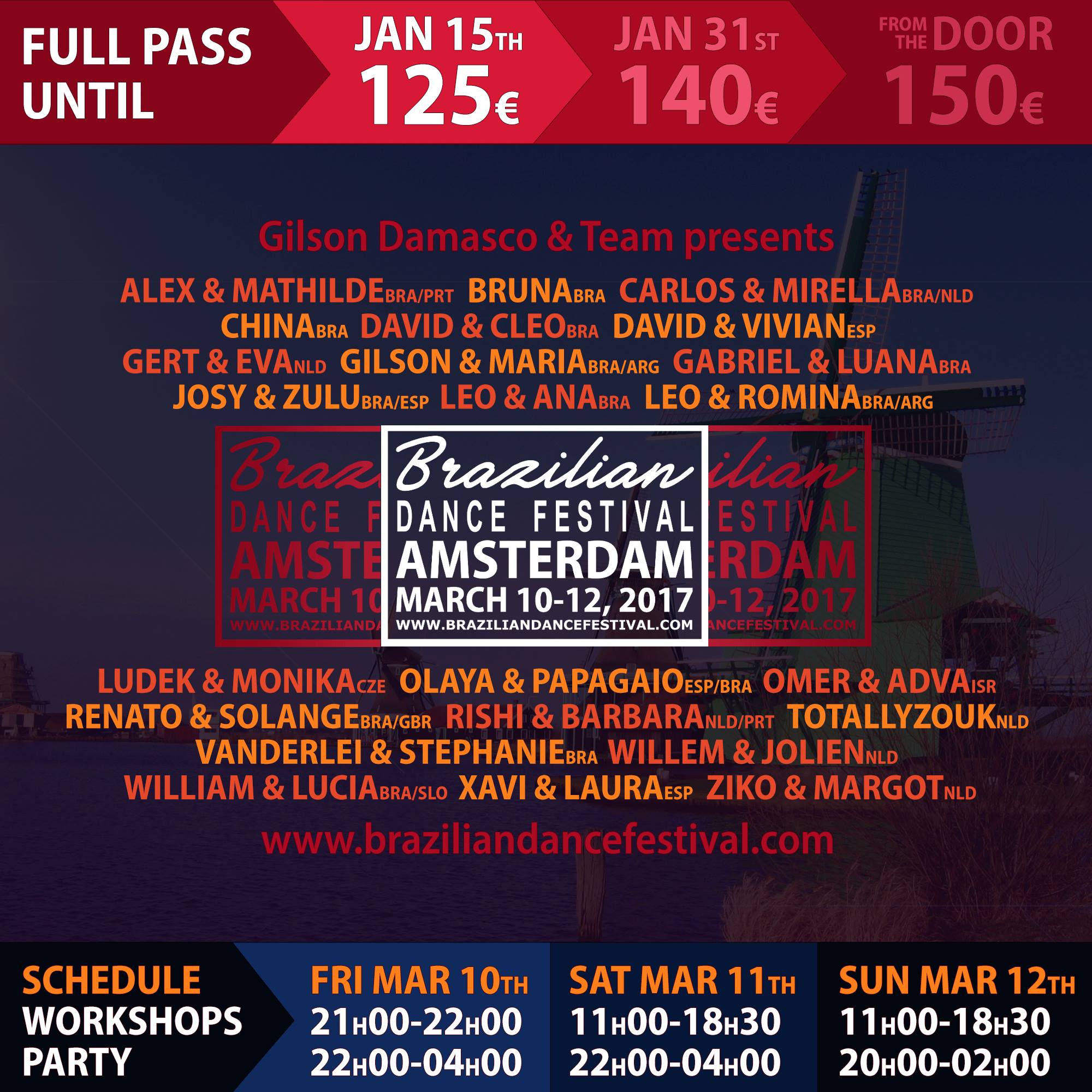 Brazilian Dance Festival Amsterdam 2017
