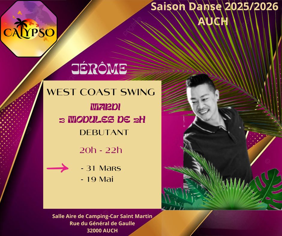 🌸 Stage West Coast Swing 🌸 Jérôme & Calypso
