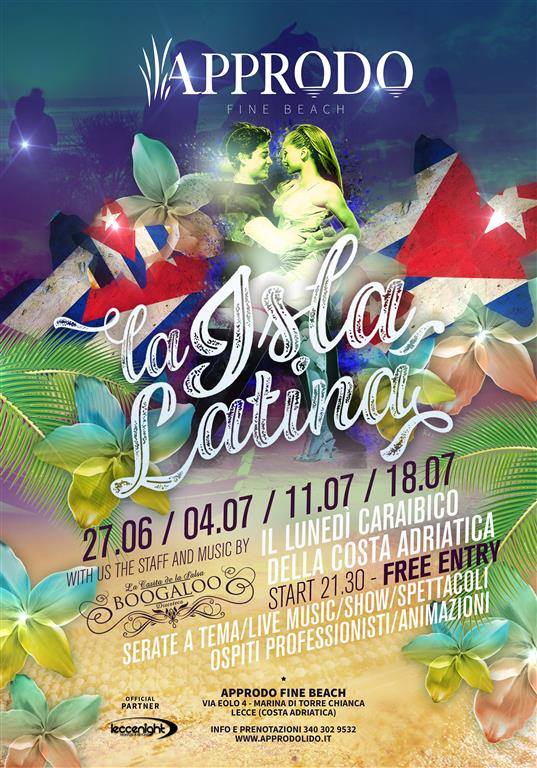 La isla latina ღ se baila in spiaggia