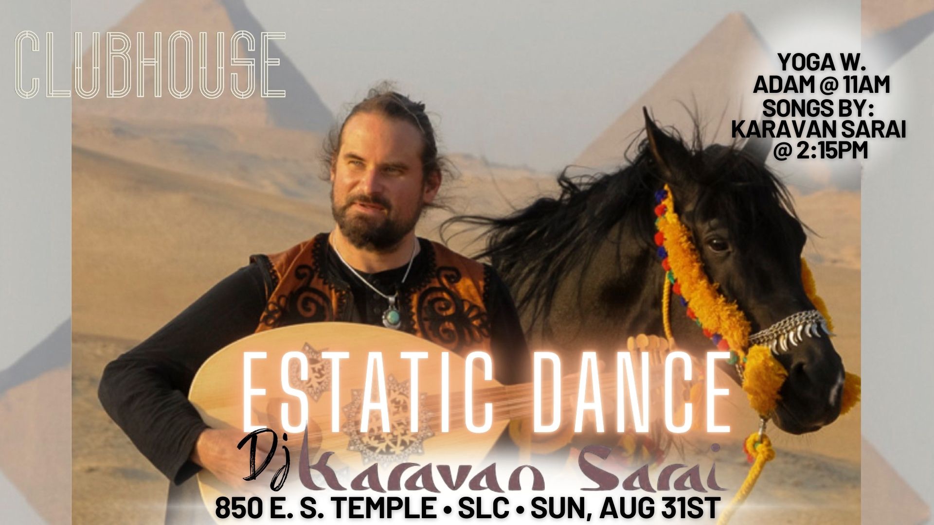 Ecstatic Dance ft. DJ KARAVAN SARAI + YIN YOGA + CLOSING SONGS