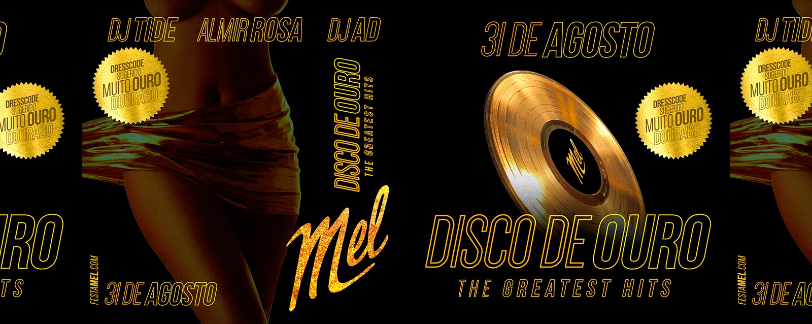 Festa MEL☆ Disco de Ouro: The Greatest Hits ☆ 31 Agosto 22h