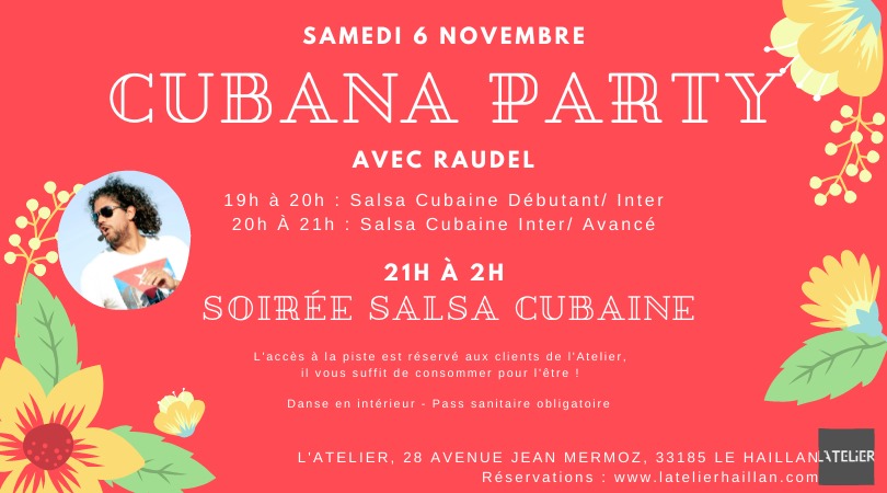 Cubana Party avec Cohiba Salsa - 2 Stages de Salsa Cubaine