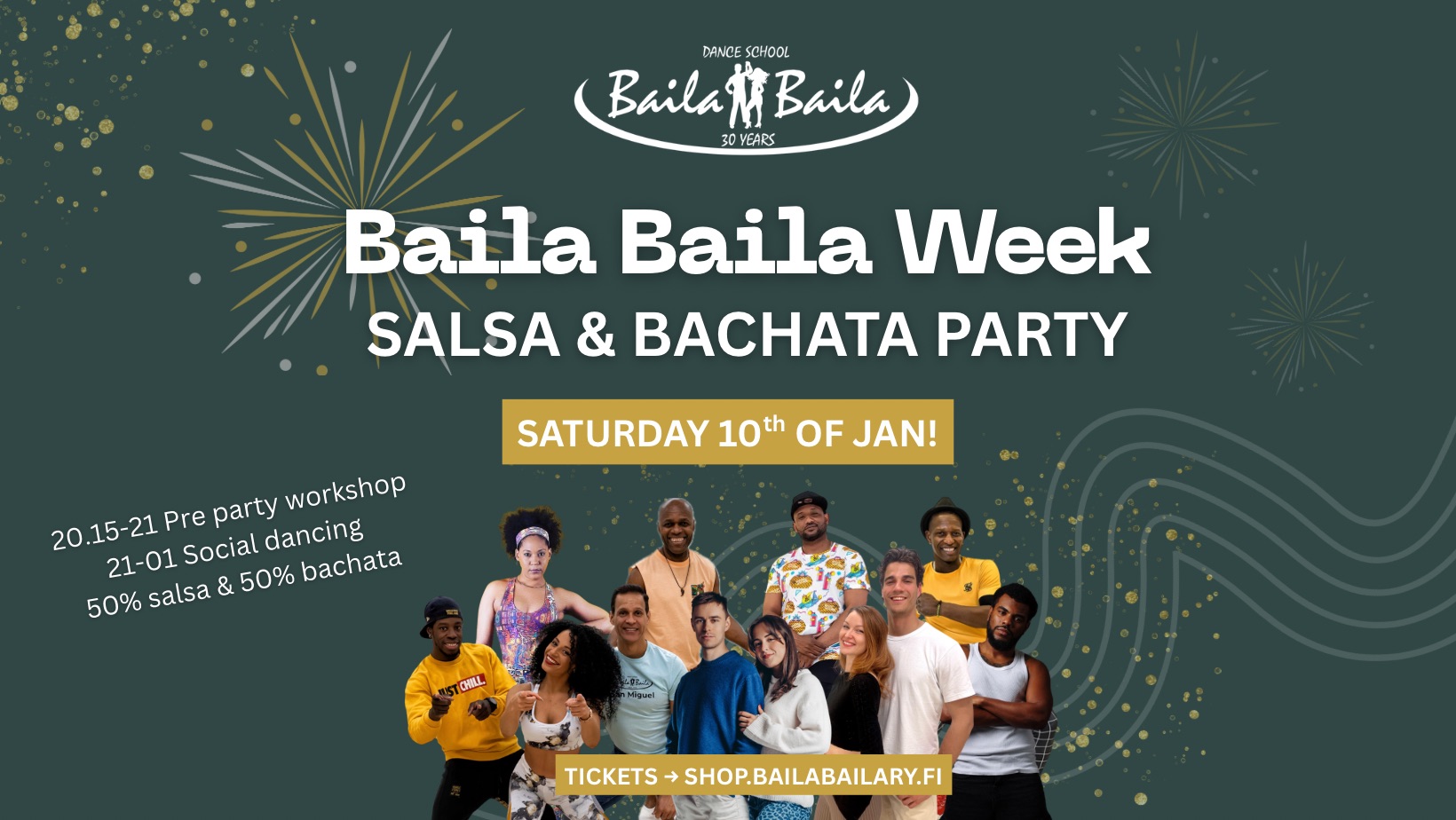 Baila Baila Week: Salsa & bachata party!
