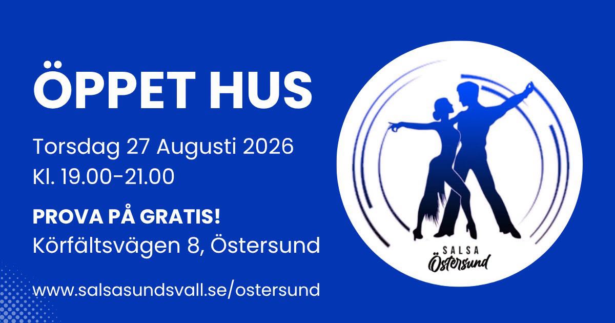GRATIS PROVA PÅ SALSA & BACHATA 💙 SALSA ÖSTERSUND