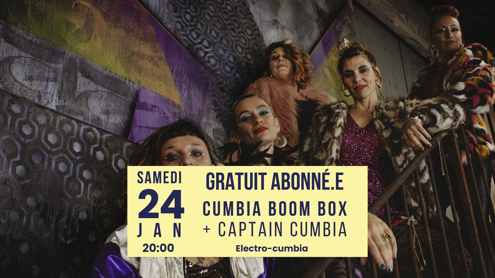 CUMBIA BOOM BOX + CAPTAIN CUMBIA