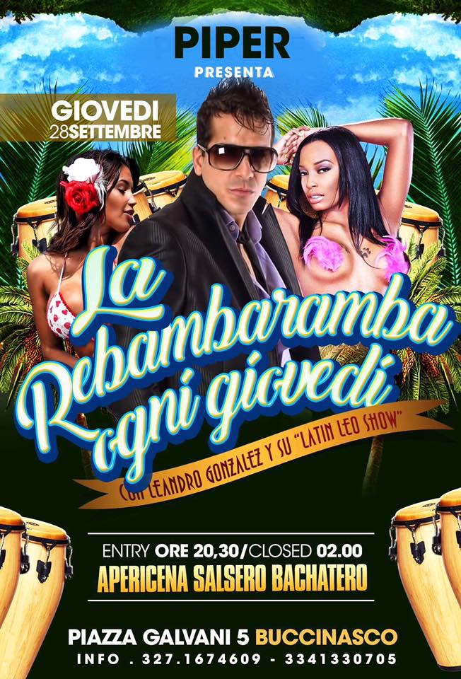 Noche latina " La Rebambaramba "