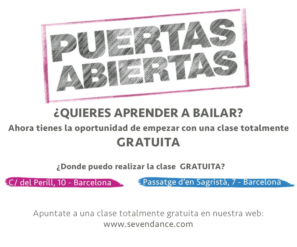 Clases Abiertas de Baile de nivel Iniciación