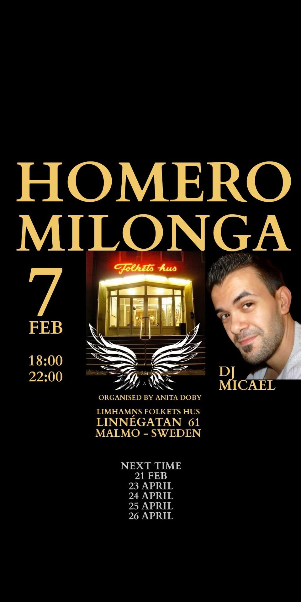HOMERO MILONGA - 7 FEB - DJ MICAEL