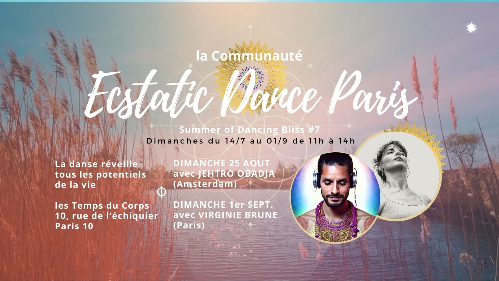 Sunshine Flow avec JETHRO OBADJA ★ Vivre Ecstatic Sunday Dance