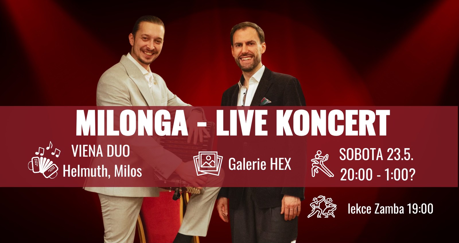 HEX Milonga - Live tango koncert BRNO