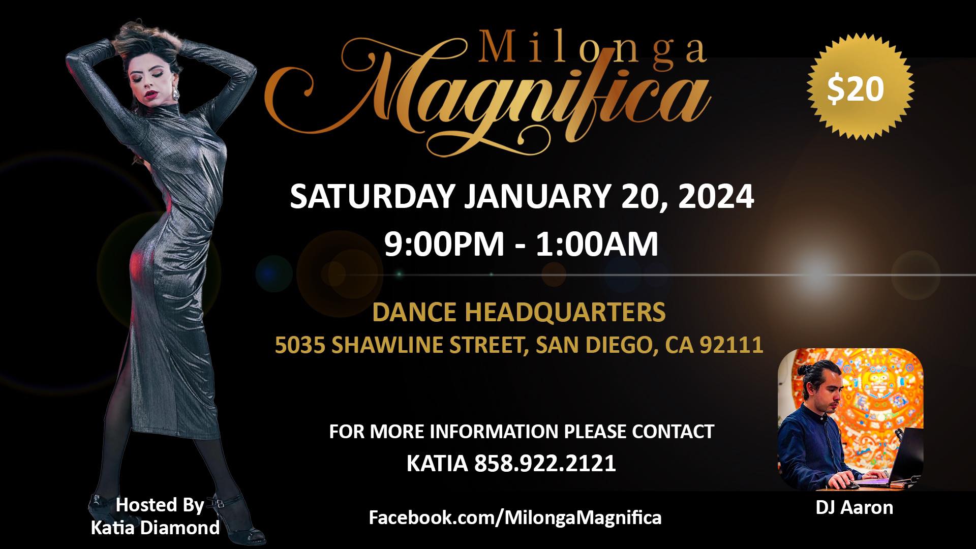 MILONGA MAGNIFICA Sat Jan 20th ๐๐ป๐บ