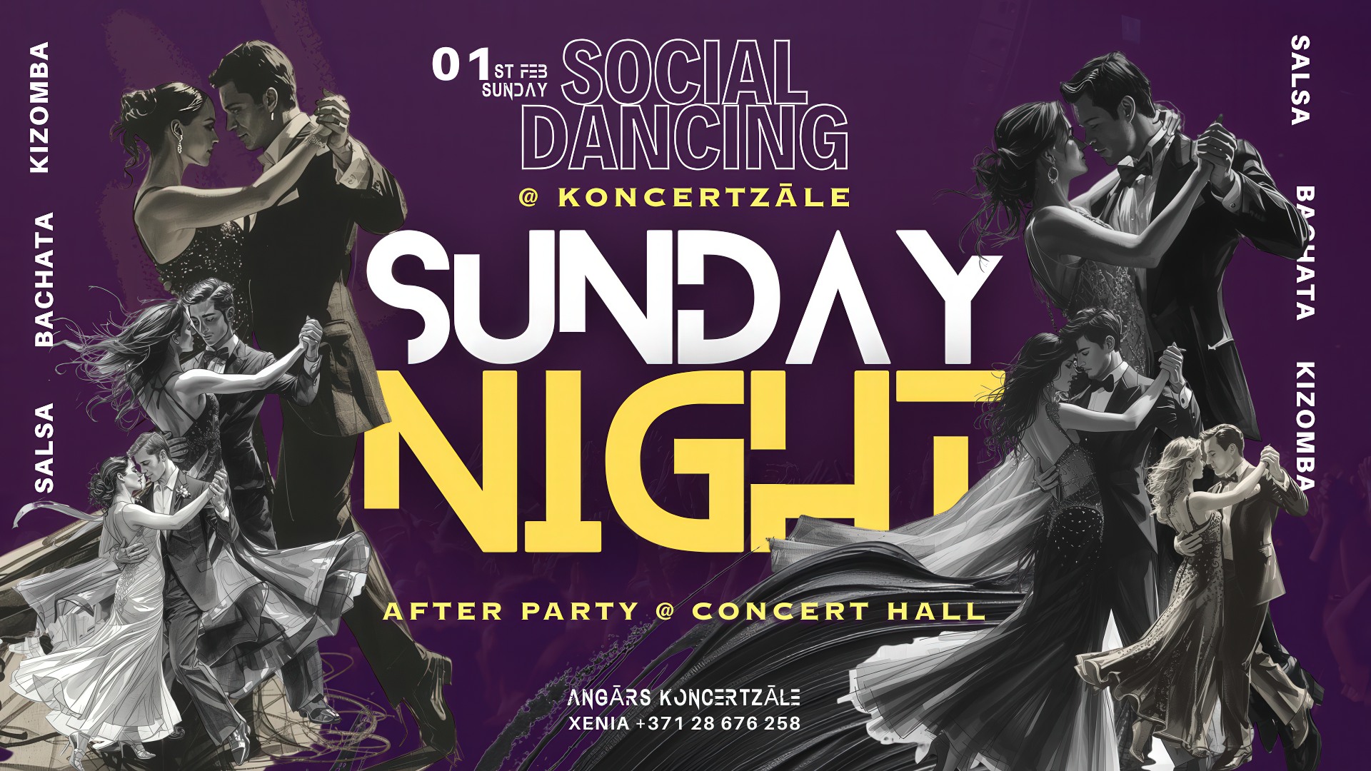Social Sunday Night - @ Concerthall Salsa, Bachata, Kizomba