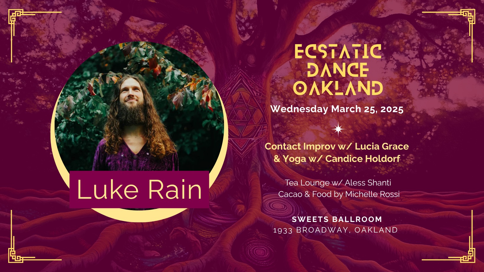 Ecstatic Dance Oakland: Featuring Luke Rain