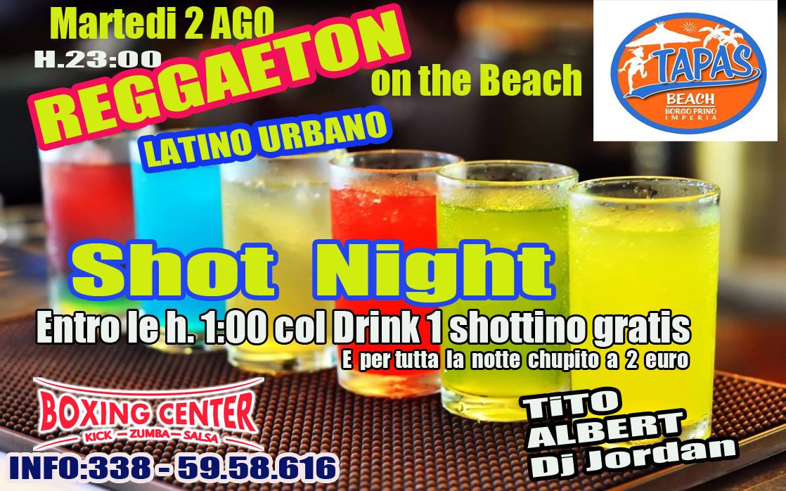 Tapas reggaeton on the beach