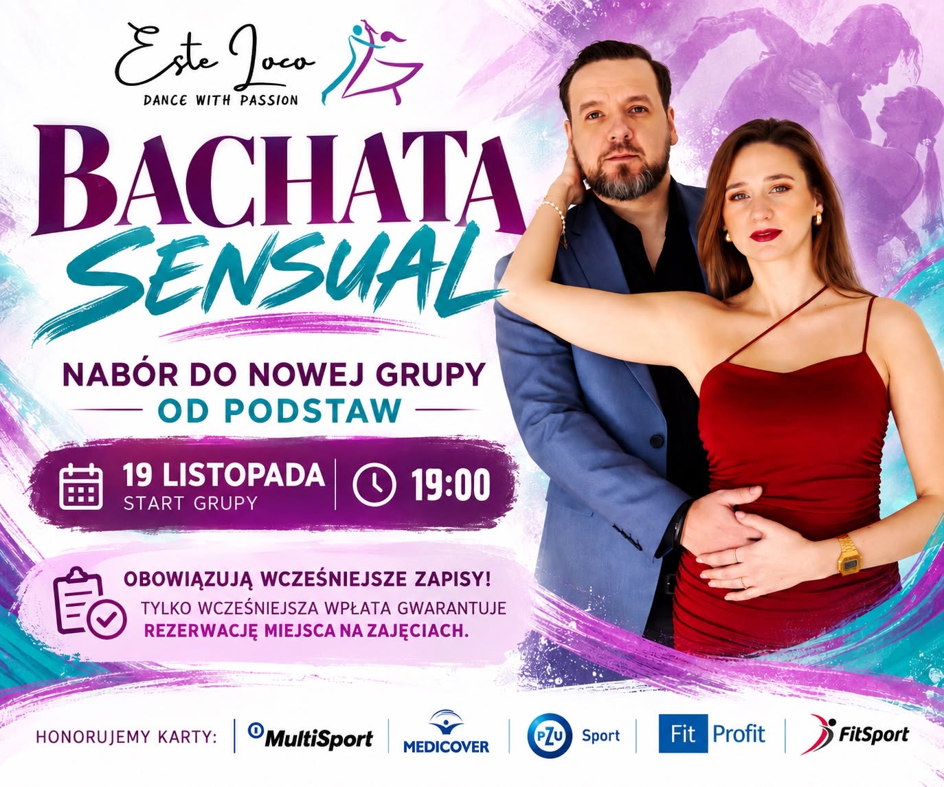 BACHATA SENSUAL dla singli i par od PODSTAW 19.11