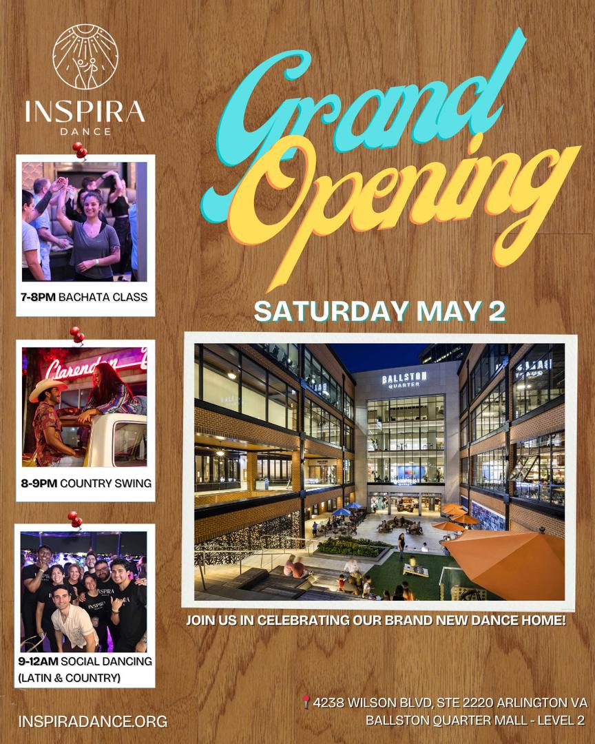 Inspira Dance - Grand Opening in Ballston Quarter