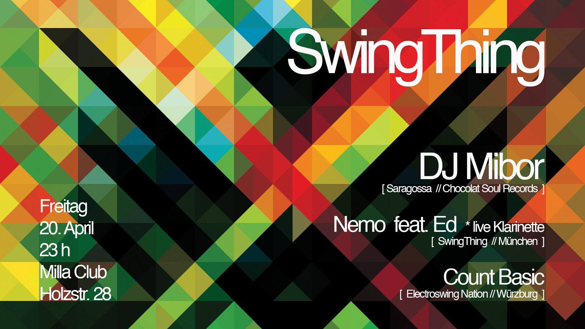Heute ist SwingThing in der Milla